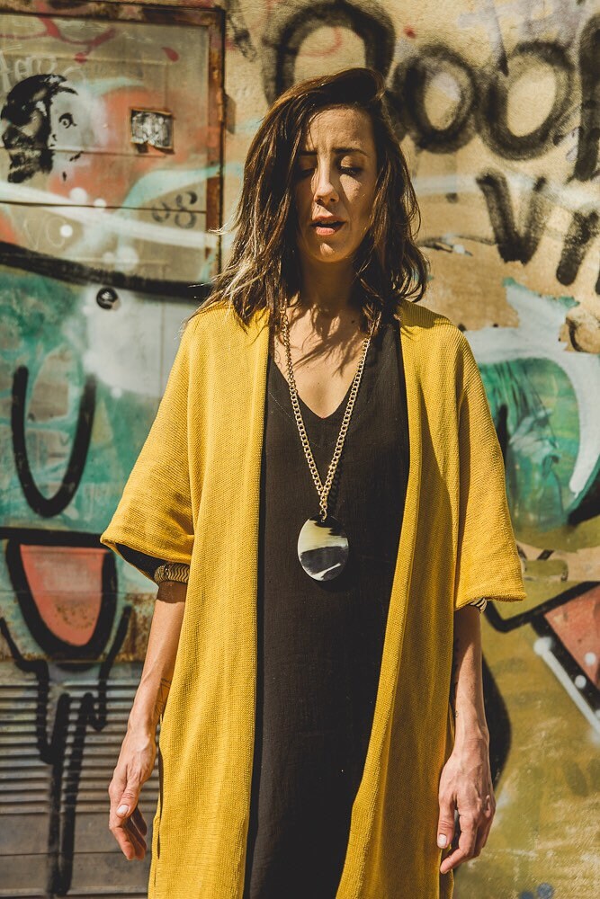 Oversized organic cotton jacket | Burningman clothing | Ibiza dress | Natural dress | summer kaftan | Summer dress